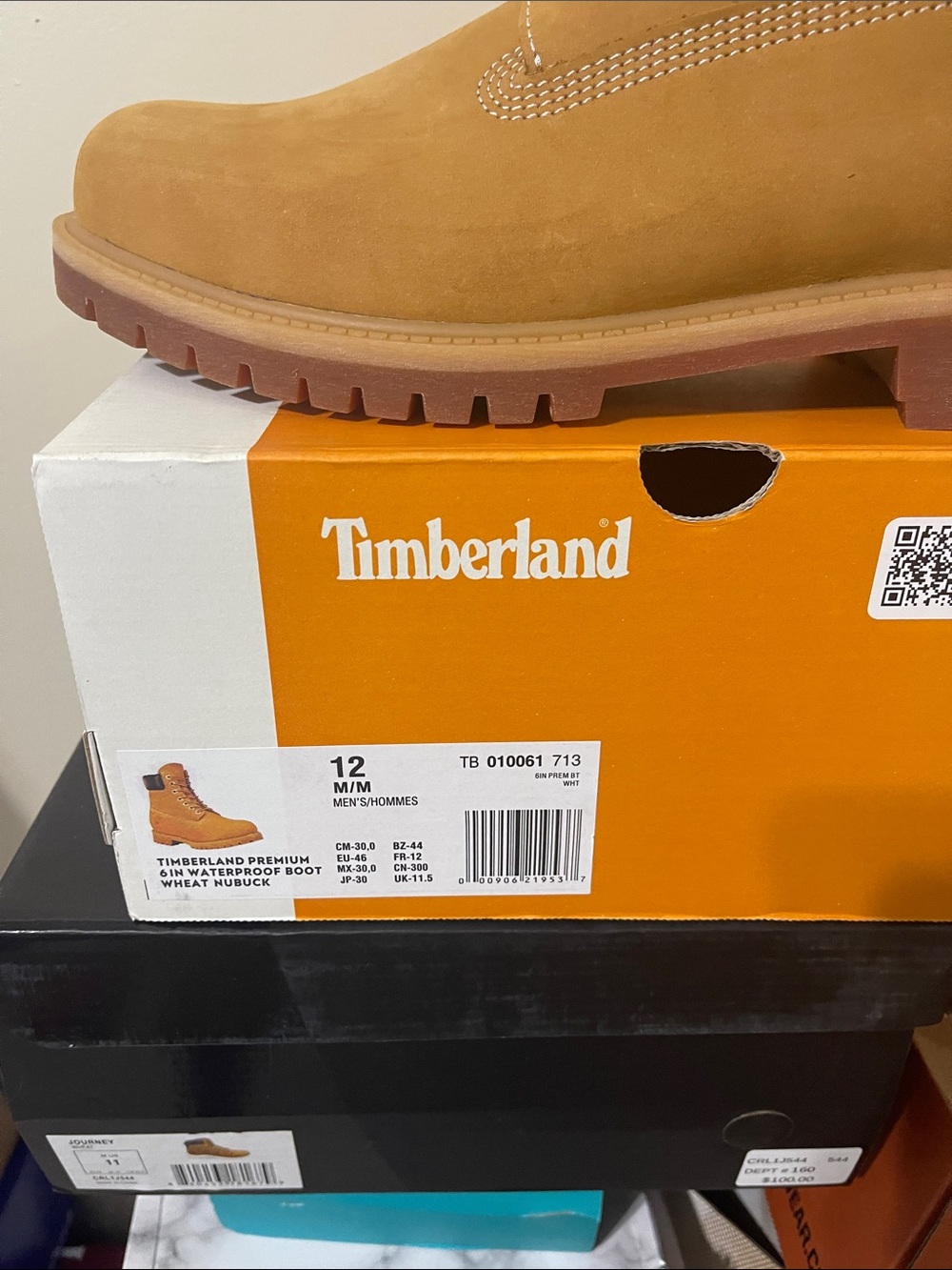 Timberland Wheat Nubuck Work Boot in Tan